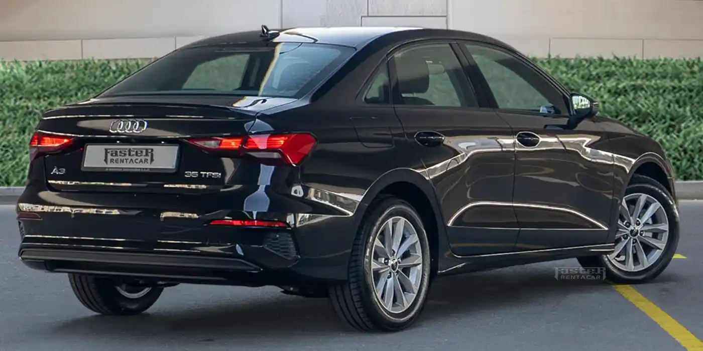 Audi A3 - Black front back side